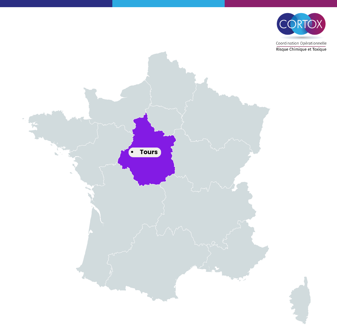 Carte ESRR CHU de Tours